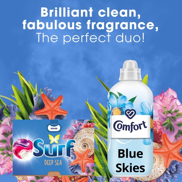 Surf Deep Sea laundry capsules 36 washes (British brand)