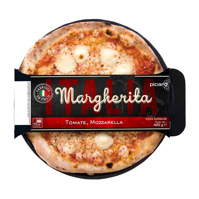 Picard Margherita Pizza 420g, imported from the UK