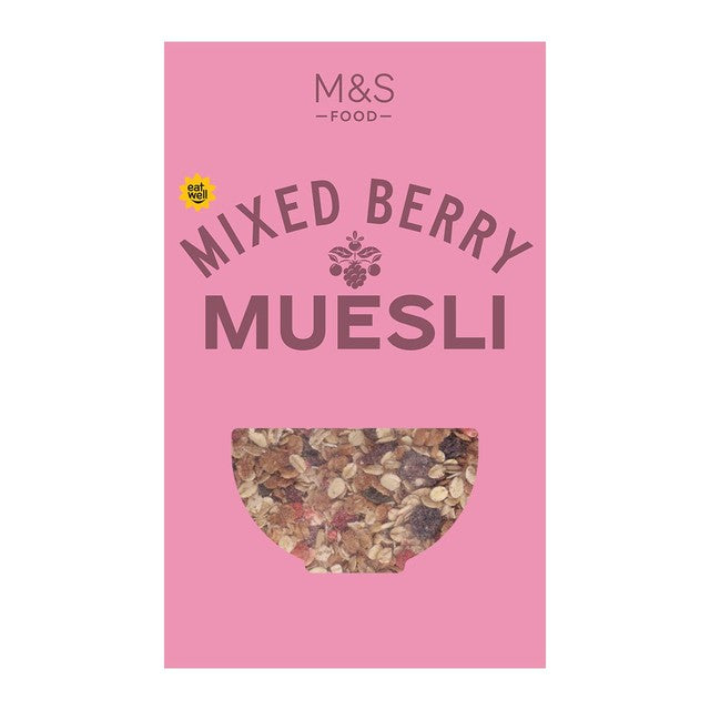 M&S Mixed Berry Muesli cereal - British product