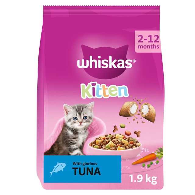 Whiskas kitten dry food with Tuna 1.9kg (British brand)