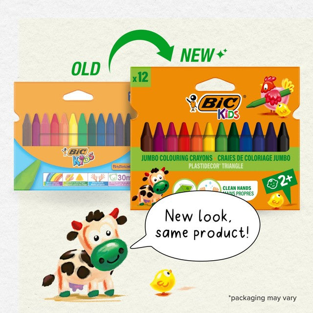 BIC Kids Crayons Pack of 12 - British product