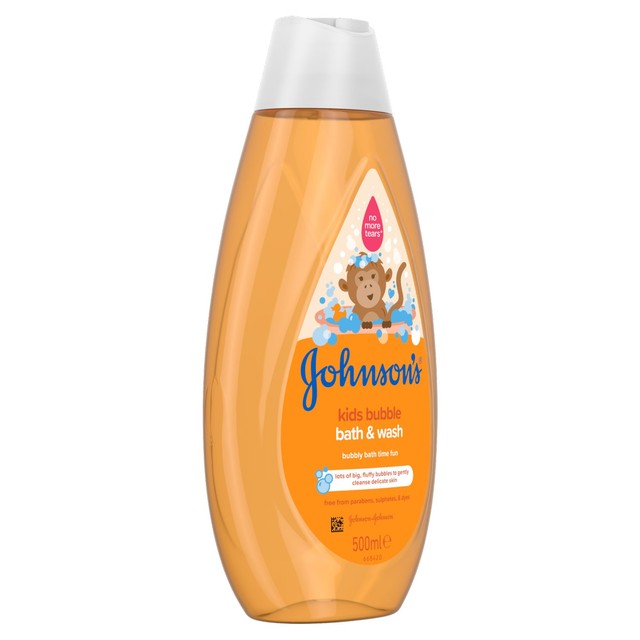 Johnson's Kids Bubble Bath & Wash liquid 500ml, UK version
