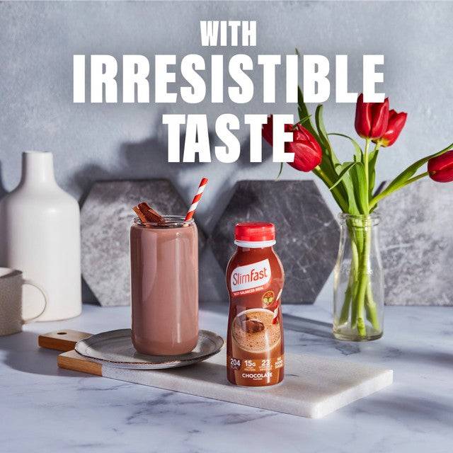 SlimFast Chunky Chocolate meal replacement shake 6 x 325ml (British brand)
