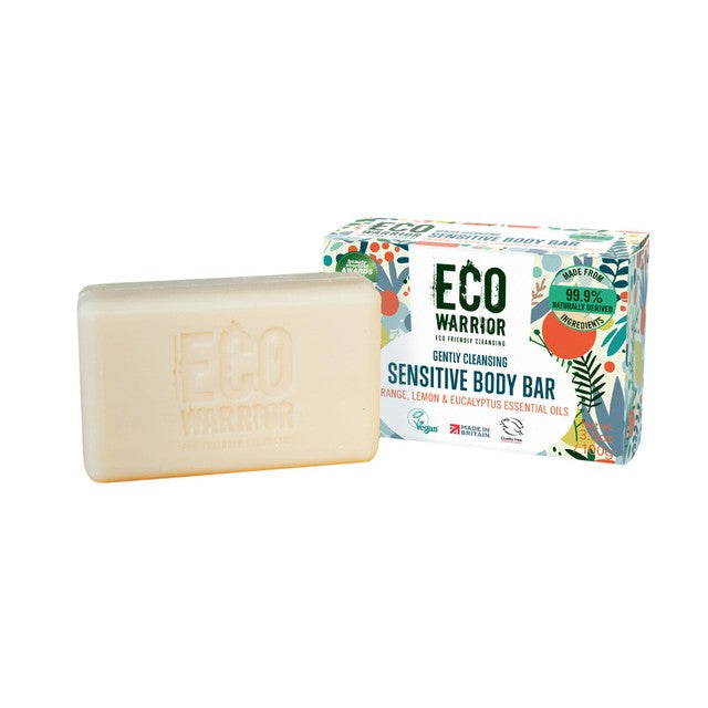 Eco Warrior Sensitive Body Bar soap 100g - British product