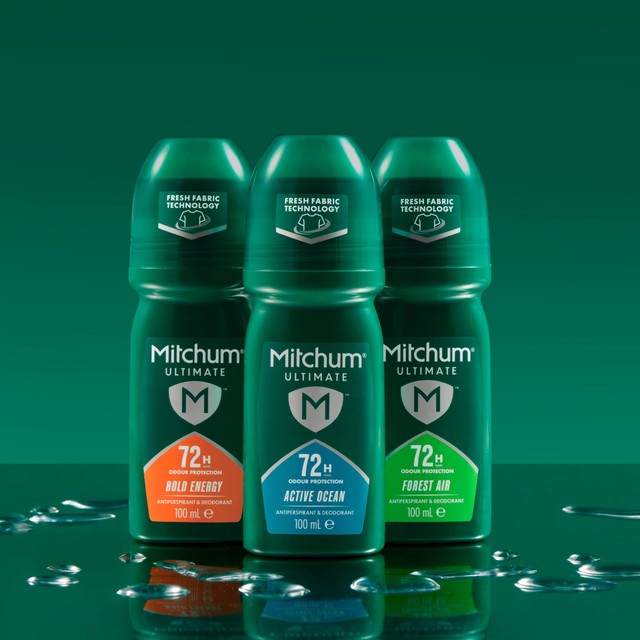Mitchum deodorant roll-on Active Ocean, UK version