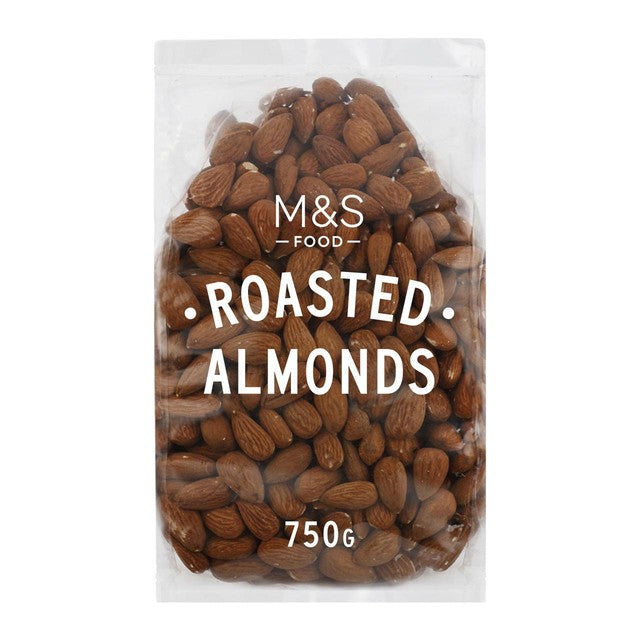 Marks & Spencer roasted almonds bag - British product