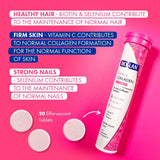 Bioglan Beauty Collagen Effervescent Tablets berry flavour 20 pack - British product