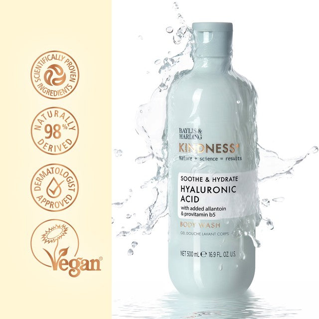 Baylis & Harding Kindness+ Hyaluronic Acid Moisture & Hydrate Body Wash