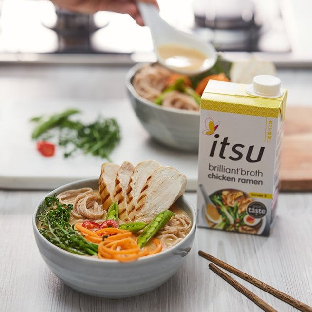Itsu Chicken Ramen Brilliant Broth 500ml, UK version