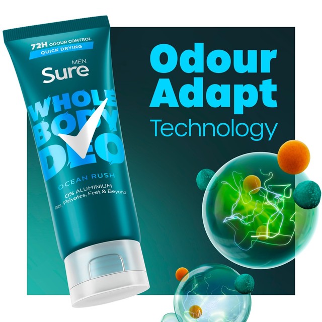 Sure Men deodorant cream Ocean Rush 75ml (British brand)
