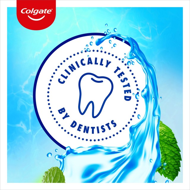Colgate Plax Cool Mint mouthwash alcohol free (British brand)