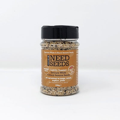 Mélange de graines de sésame noires et blanches salées Munchy Seeds shaker 150g