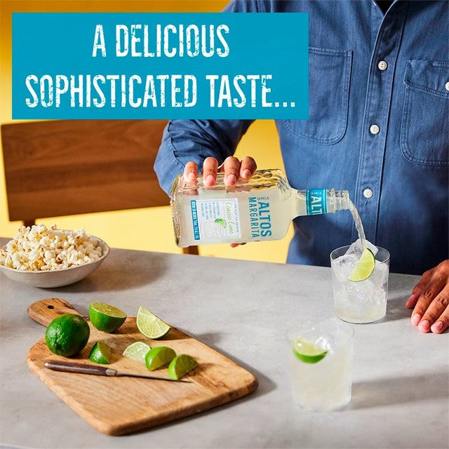 Olmeca Altos Tequila Ready to Serve Margarita premixed cocktail 75cl, imported from the UK