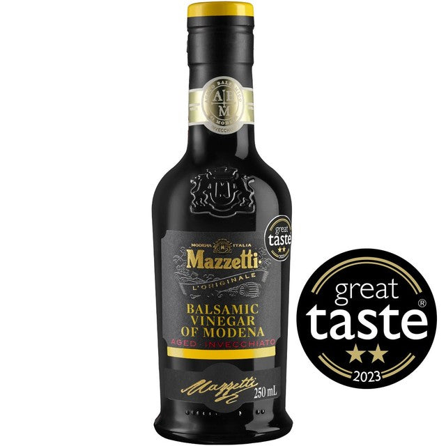 Mazzetti balsamic vinegar Black Label 5 Leaf 250ml, imported from the UK