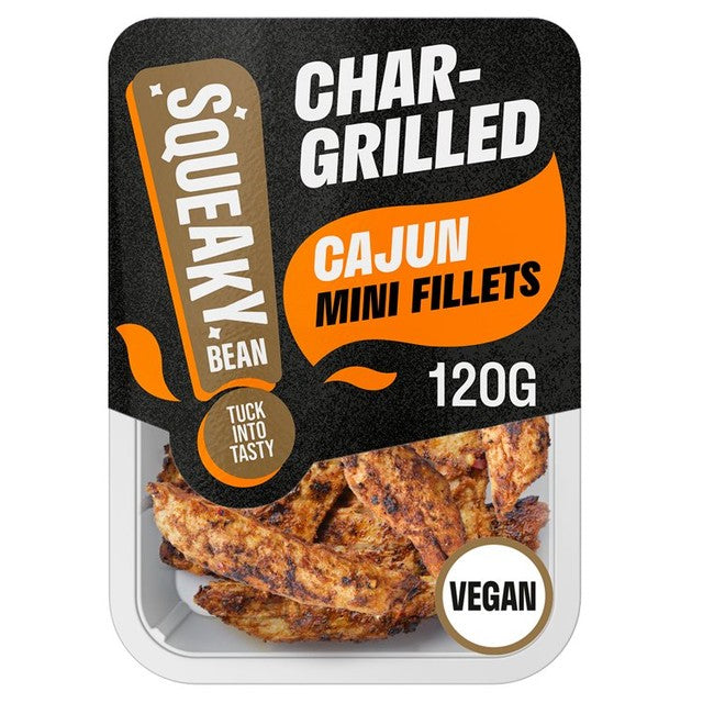 Squeaky Bean Cajun Mini Fillets 120g (British brand)