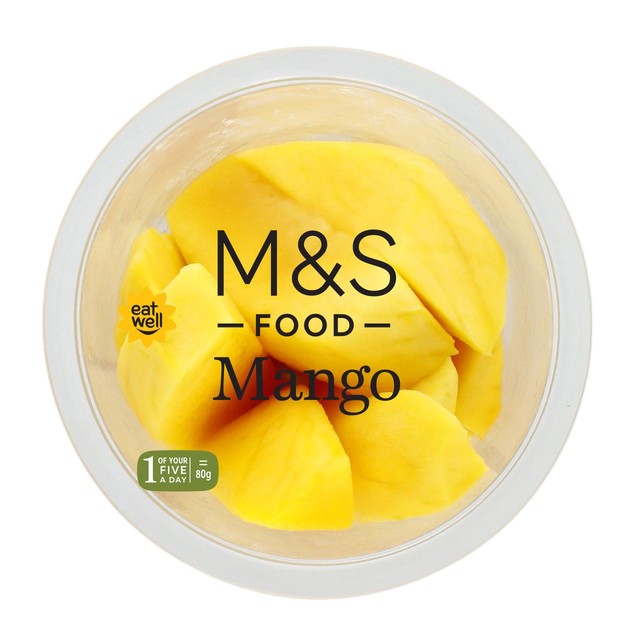 M&S fresh mango chunks 200g, imported from the UK