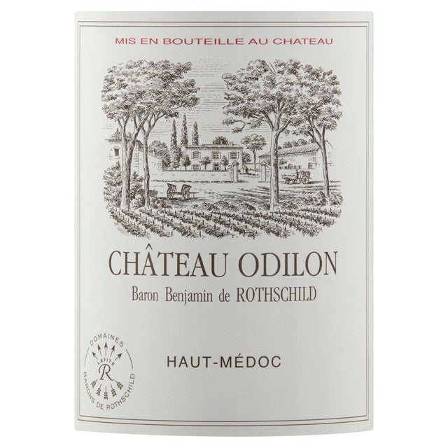 Lafite Chateau Odilon Haut-Medoc Bordeaux red wine 75cl - British product