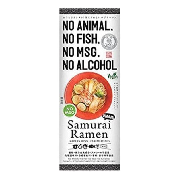 Higashimaru Samurai Ramen plant-based noodles 220g, UK version