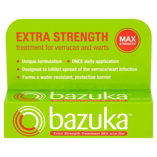Bazuka Extra Strength Verruca Treatment Gel - British product
