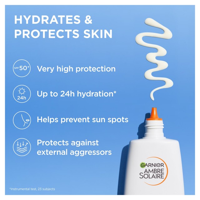 Ambre Solaire Face Sunscreen Fluid SPF50+ 40ml - British product