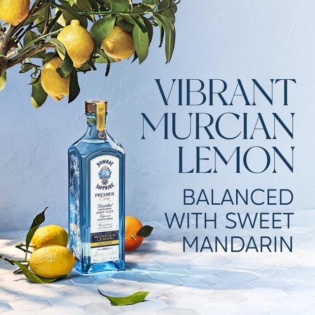 Bombay Sapphire Premier Cru Murcian Lemon Gin 70cl - British product