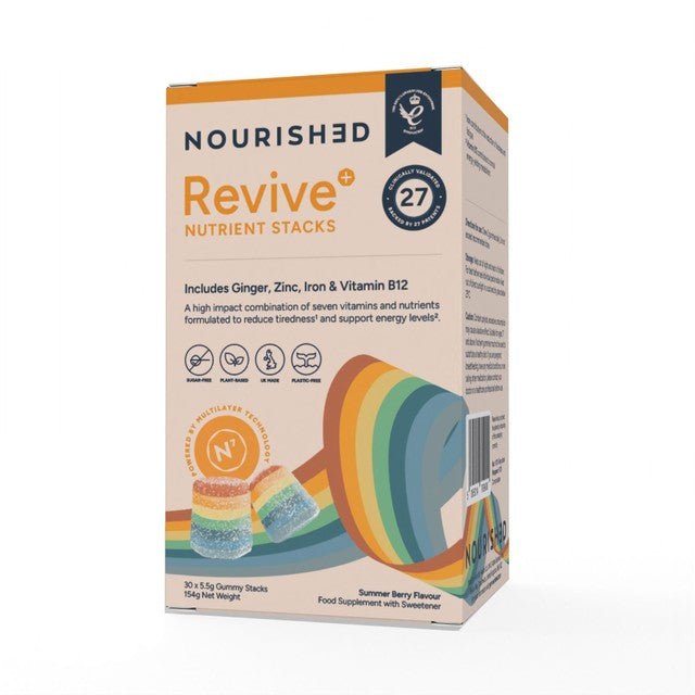 Rem3dy Health Nourished Revive+ nutrient stacks 210g, imported from the UK