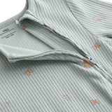 M&S girls cotton-rich woodland print sleepsuits ivory 3-6 months, imported from the UK