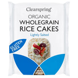 Clearspring organic rice cakes lightly salted 130g - British product