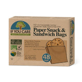 If You Care Paper Sandwich Bags 48 pack, UK version