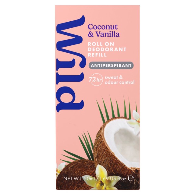 Wild coconut vanilla antiperspirant refill - British product