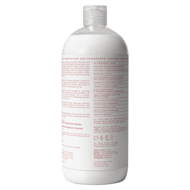 The Lab Co. energising non-bio fabric conditioner 1L (British brand)