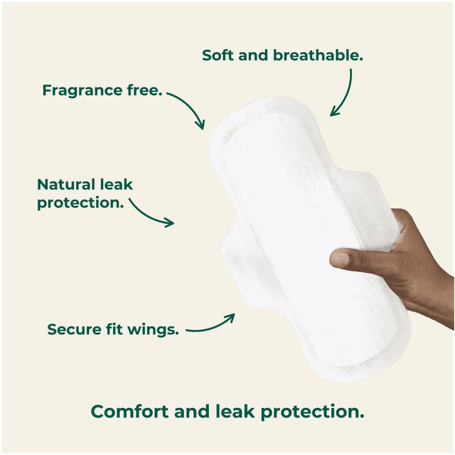 Dame organic cotton day pads 10 pack (British brand)