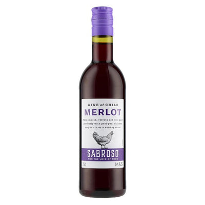 M&S M&S Merlot Small Bottle Red Wine- Buy online at McGrocer