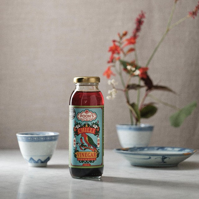 Poon's London chilli vinegar dressing 250ml, imported from the UK