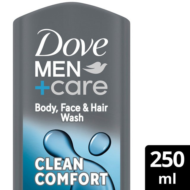 Dove Men+Care Clean Comfort lemon body wash 250ml - British product