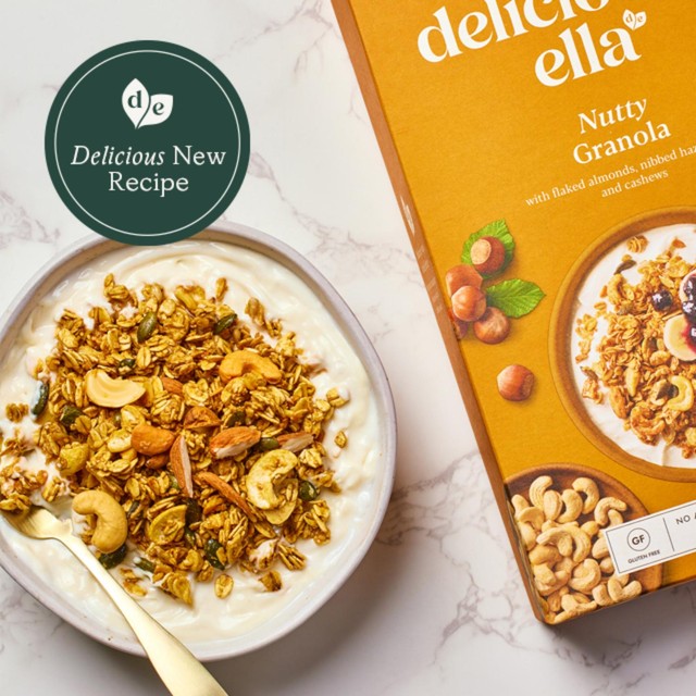Deliciously Ella baked nutty granola (British brand)