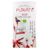 Purato Organic Rosé wine from Sicily 75cl, imported from the UK