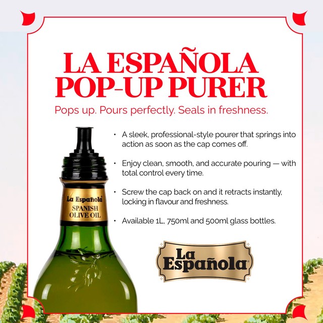 La Espanola extra virgin olive oil 1L, UK version