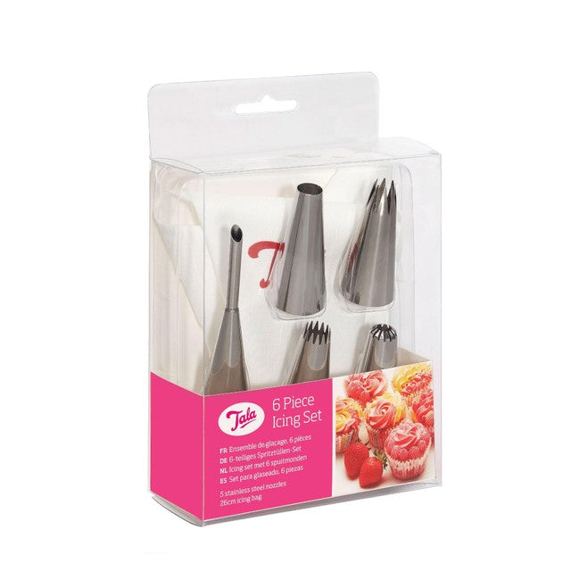 Tala icing bag set with 5 nozzles (British brand)