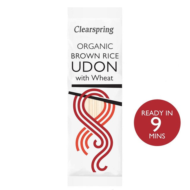 Clearspring Organic Brown Rice Udon Noodles 200g - British product