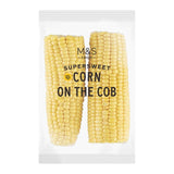 M&S Super Sweet Corn on the Cob 2 Pack, imported from the UK