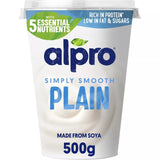 Alpro Plain Natural Soya Yogurt Alternative 500g - British product