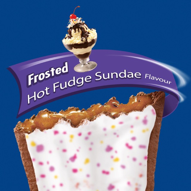 Kellogg's Pop Tarts Hot Fudge Sundae pastry snack 8 x 48g, imported from the UK