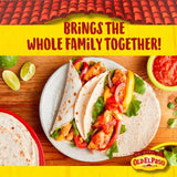 Old El Paso fiery jalapeno and tomato fajita kit 500g, imported from the UK