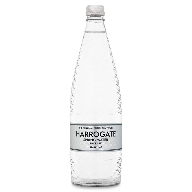 Harrogate Spring Sparkling Water 750ml Glass Bottle, UK version