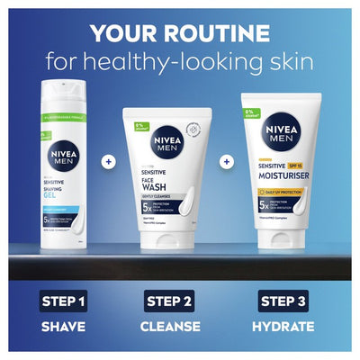 جل حلاقة Nivea Men Sensitive خالٍ من الكحول بنسبة 0% من M&S 200 مل - اشترِ عبر الإنترنت من McGrocer