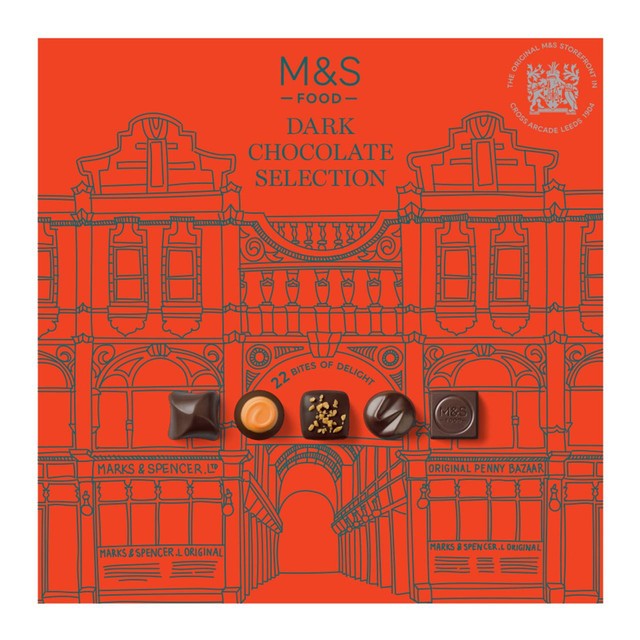 M&S dark chocolate selection box 292g, imported from the UK