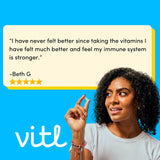 VITL immune support supplement capsules 30 pack (British brand)