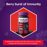 Sambucol berry and menthol flavour gummies 30 gummies (British brand)