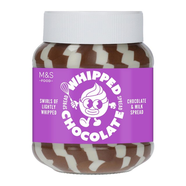M&S Whipped Chocolate Spread 300g, imported from the UK